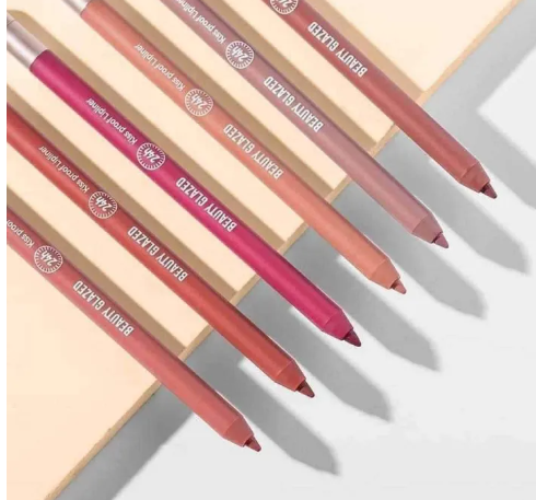 Picture of BEAUTY GLAZED Waterproof Matte Lip Liner Pencil #B107 DARK BROWN