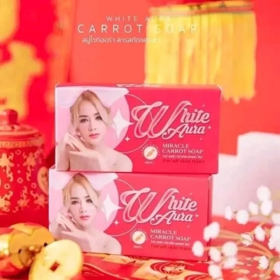 Picture of White aura miracle carrot soap 160gm