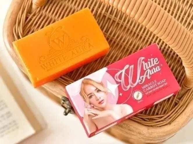 Picture of White aura miracle carrot soap 160gm