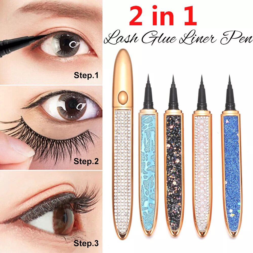 Picture of Beauty Glazed 2 in 1 Magnetic eye liner pen and eye liner