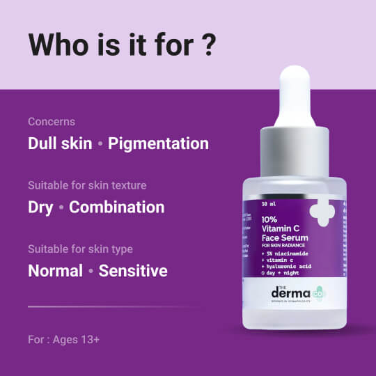 Picture of The Derma Co 10% Vitamin C Face Serum 30ml