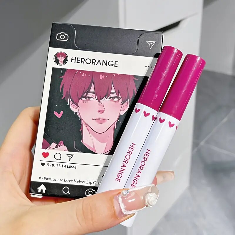 Picture of 𝐇𝐞𝐫𝐨𝐫𝐚𝐧𝐠𝐞 𝐦𝐚𝐭𝐭𝐞 𝟓 𝐩𝐜𝐬 𝐜𝐢𝐠𝐞𝐫𝐚𝐭𝐭𝐞 𝐥𝐢𝐩𝐬𝐭𝐢𝐜𝐤 𝐬𝐞𝐭