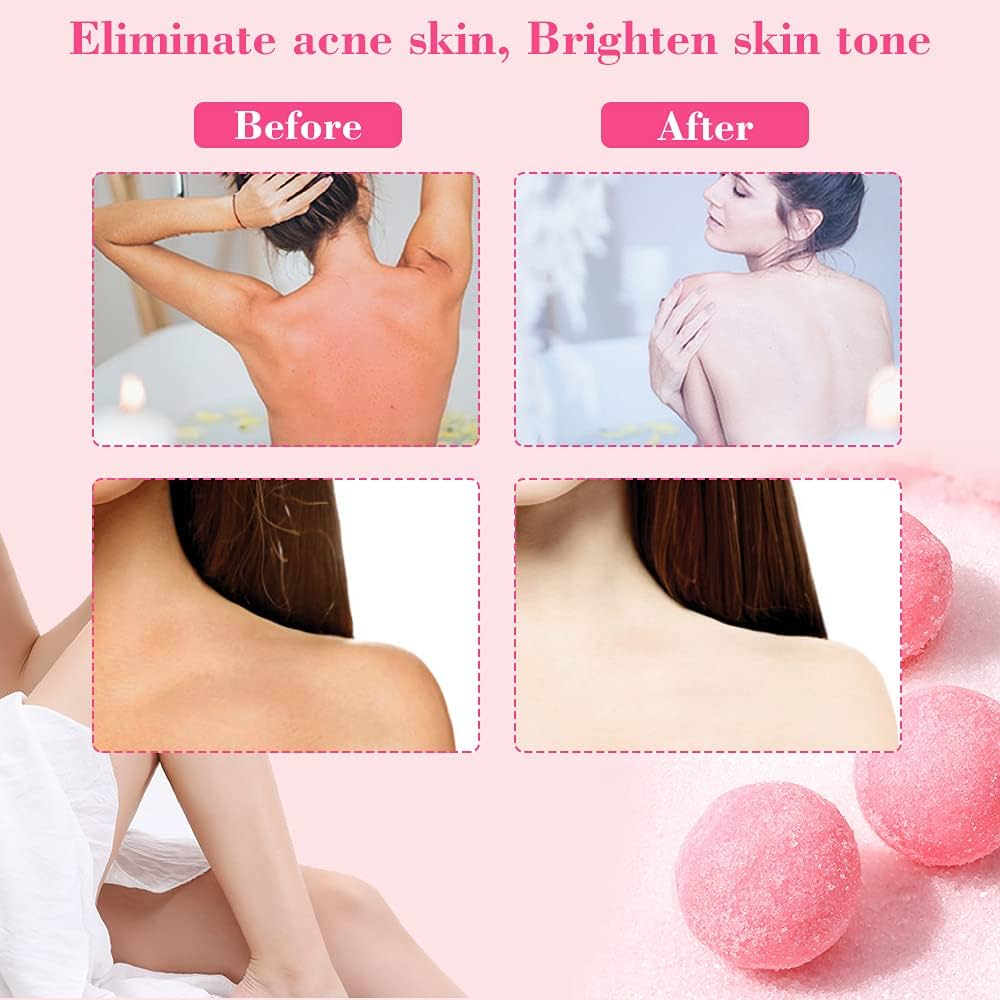 Picture of Peach Candy ball body Cleansing Scrub