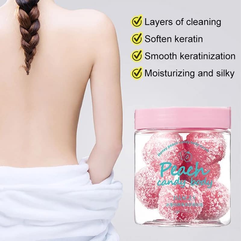 Picture of Peach Candy ball body Cleansing Scrub