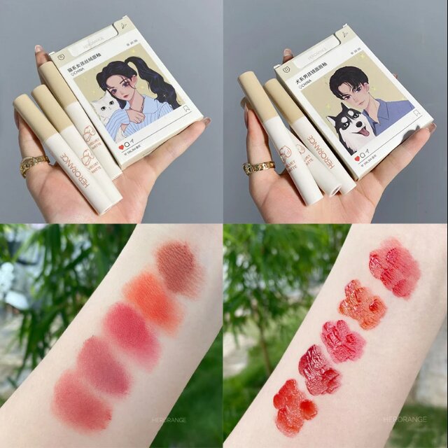 Picture of Herorange non-sticky matte cigarette 5 pcs lipstick set
