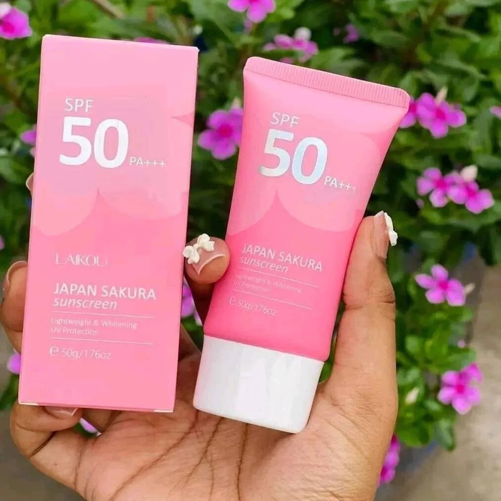 Picture of Laikou Japan Sakura Sunscreen, SPF50++, 50 gm