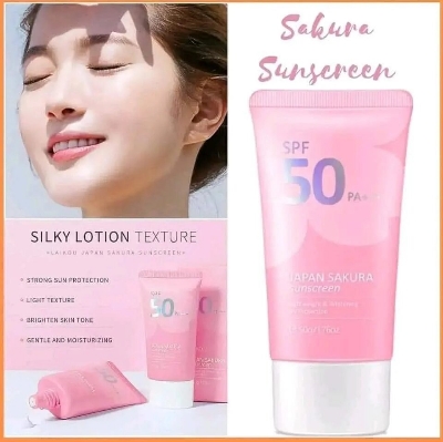 Picture of Laikou Japan Sakura Sunscreen, SPF50++, 50 gm