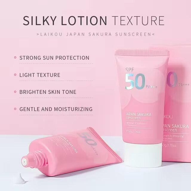 Picture of Laikou Japan Sakura Sunscreen, SPF50++, 50 gm