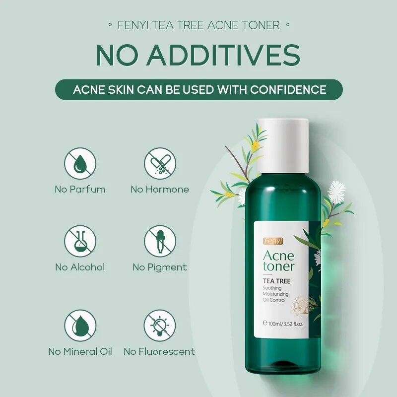 Picture of Fenyi Tea Tree Acne Removal Face Toner Repairing Soothing Tighten Pores - 100ml