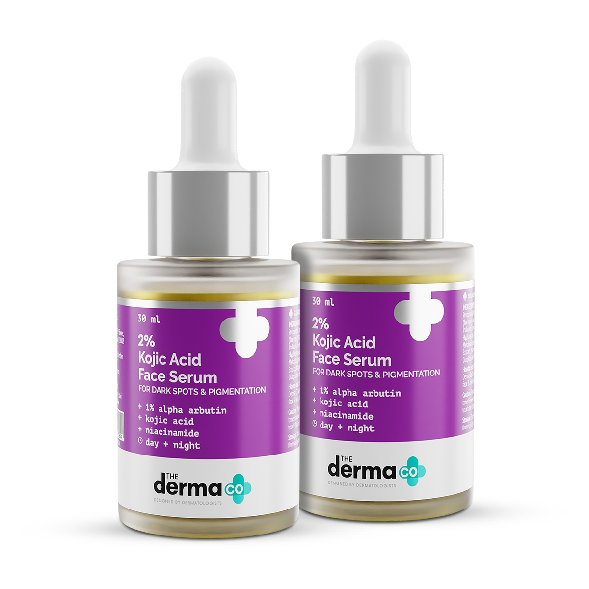 Picture of The Derma Co 2% KojicAcid Face Serum with 1% Alpha Arbutin & Niacinamide-30 ml