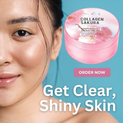 Picture of SADOER Collagen Sakura Moisturizing & Hydrating Soothing Gel- 300g