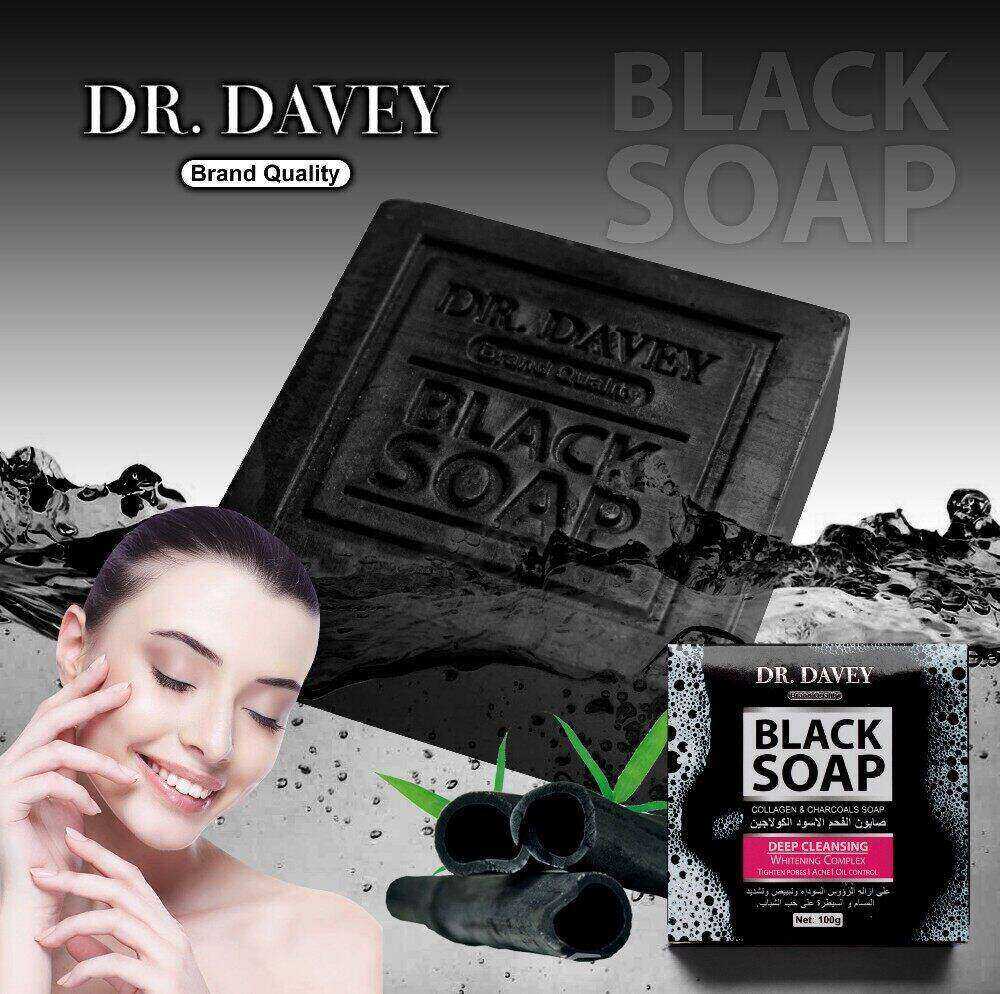 Picture of Davey Black Soape - 100gm Oily Control Acne care Deep Cleaning