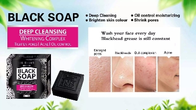 Picture of Davey Black Soape - 100gm Oily Control Acne care Deep Cleaning