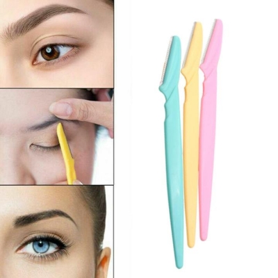 Picture of Eyebrow Razors Facial Hair Remover Shaver Trimmer Shaper for Women - 3Pcs