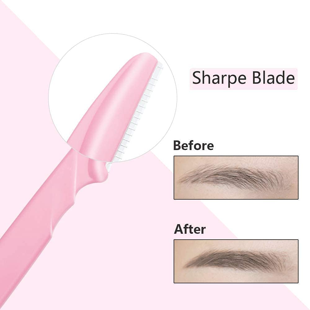 Picture of Eyebrow Razors Facial Hair Remover Shaver Trimmer Shaper for Women - 3Pcs