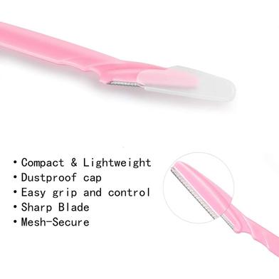 Picture of Eyebrow Razors Facial Hair Remover Shaver Trimmer Shaper for Women - 3Pcs