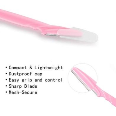 Picture of Eyebrow Razors Facial Hair Remover Shaver Trimmer Shaper for Women - 3Pcs