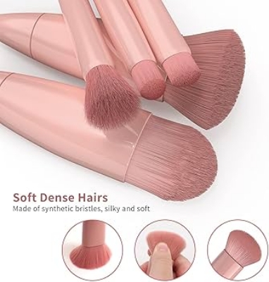 Picture of Mini Makeup Brushes Set 5 pcs Soft Fluffy For Cosmetics