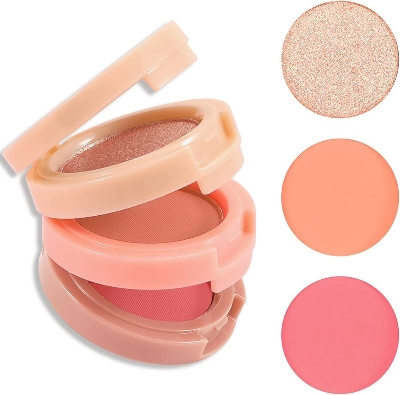 Picture of Miss Lara Blush & Highlighter 3 in 1..Shade : 01, Shade : 02