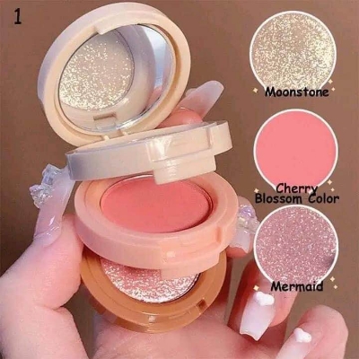 Picture of Miss Lara Blush & Highlighter 3 in 1..Shade : 01, Shade : 02