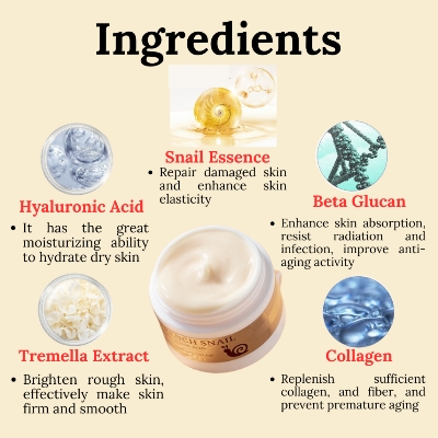 Picture of Laikou Snail Hyaluronic Acid Moisturizer Cream 25g