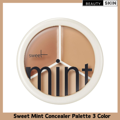 Picture of Sweet Mint Concealer Palette 3 Color Long lasting High Coverage concealer