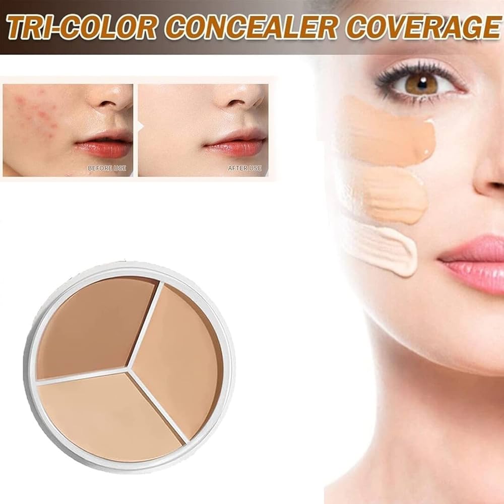 Picture of Sweet Mint Concealer Palette 3 Color Long lasting High Coverage concealer