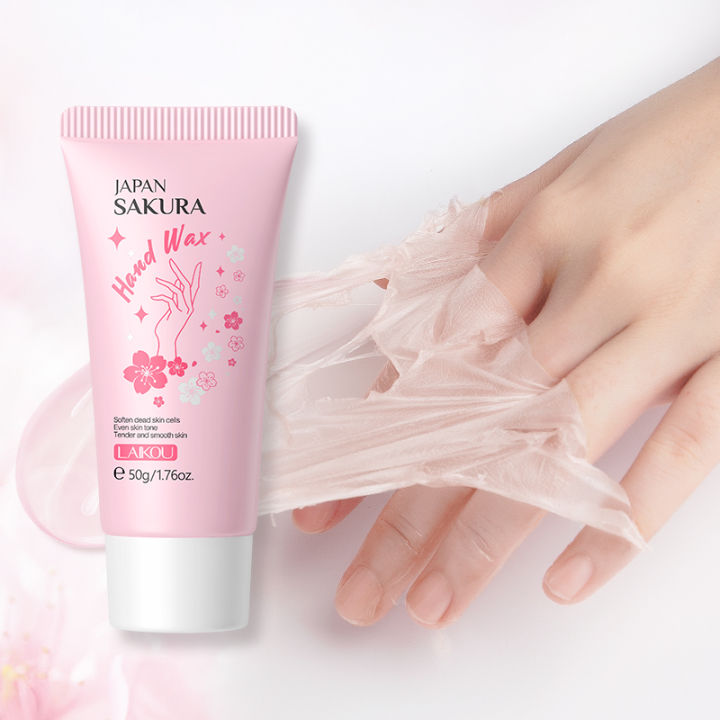 Picture of LAIKOU Japan Sakura Hand Wax Mask - 50g