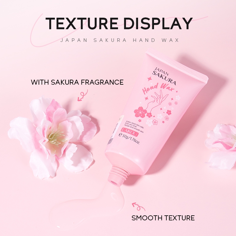 Picture of LAIKOU Japan Sakura Hand Wax Mask - 50g