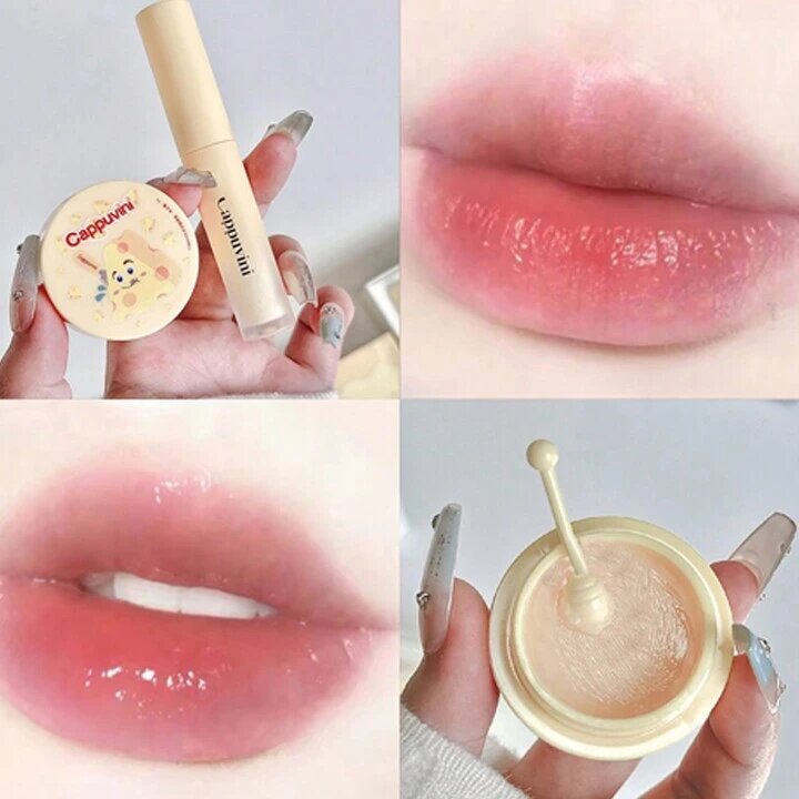 Picture of Cappuvini Cheese Lip Care Lip mask 2 in 1 set