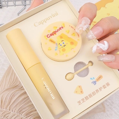 Picture of Cappuvini Cheese Lip Care Lip mask 2 in 1 set