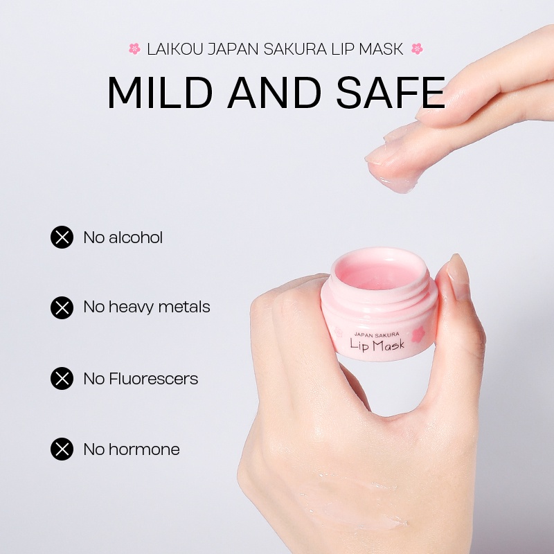 Picture of LAIKOU - Japan Laikou Sakura lip mask & lips care - 8gm