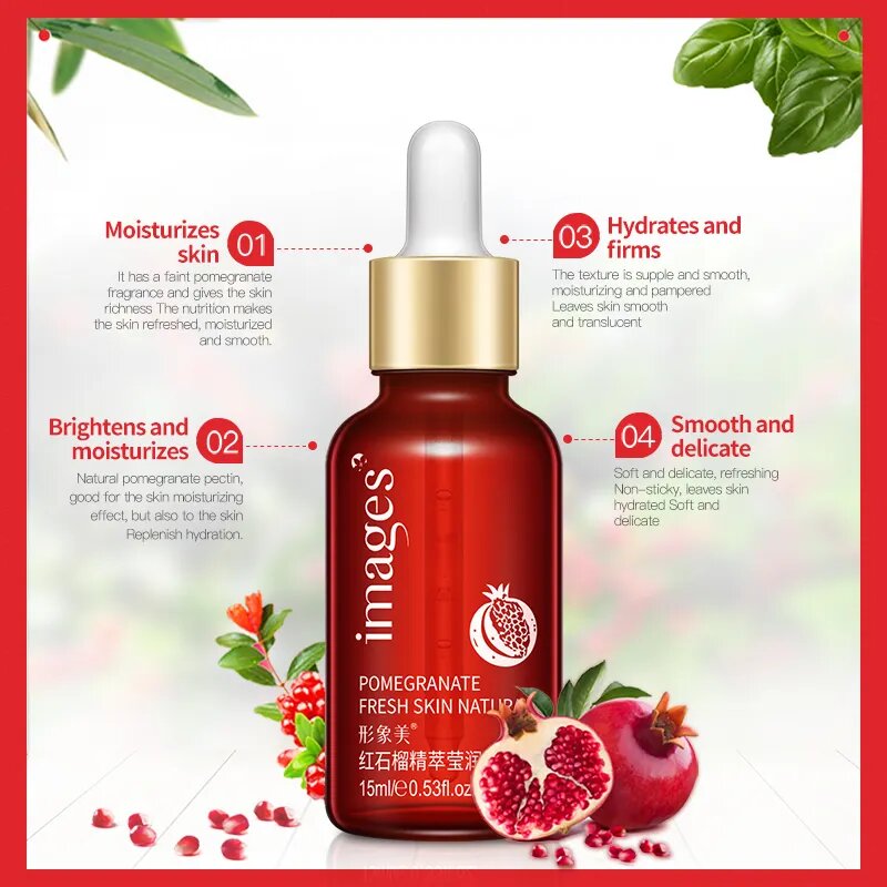 Picture of One Spring Red Pomegranate moisturizing skin care serum-15 ml