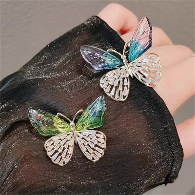 Picture of New fashionable Butterfly Brooches/hijab pin for women