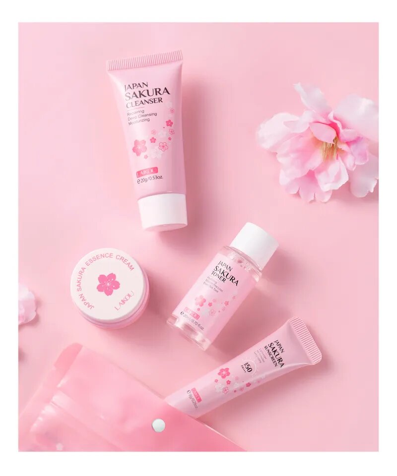 Picture of Laikou Japan Sakura Travel Kit 4 in 1 set