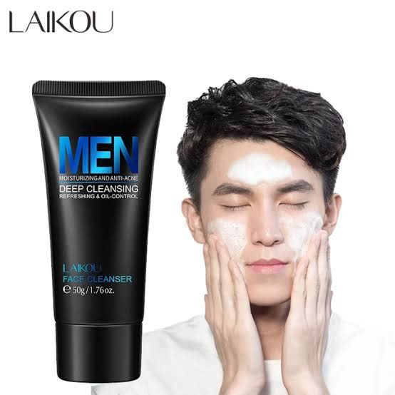 Picture of LAIKOU - Men's Exfoliating Facial Cleanser Natural Face Cleanser For Oily Acne Oil Control(50gm)