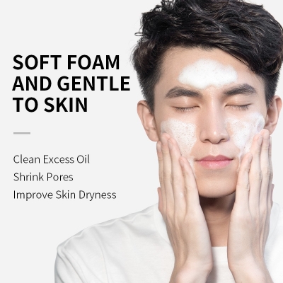 Picture of LAIKOU - Men's Exfoliating Facial Cleanser Natural Face Cleanser For Oily Acne Oil Control(50gm)