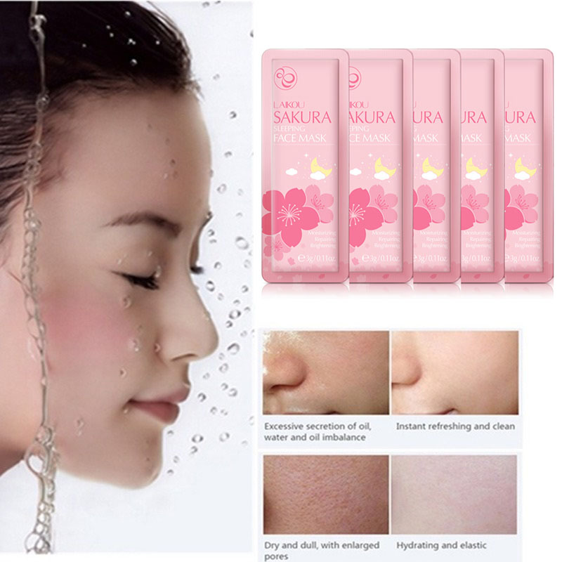 Picture of LAIKOU Sakura Sleeping Mask - 5 Pcs sell by (Farhana's unique Collection)