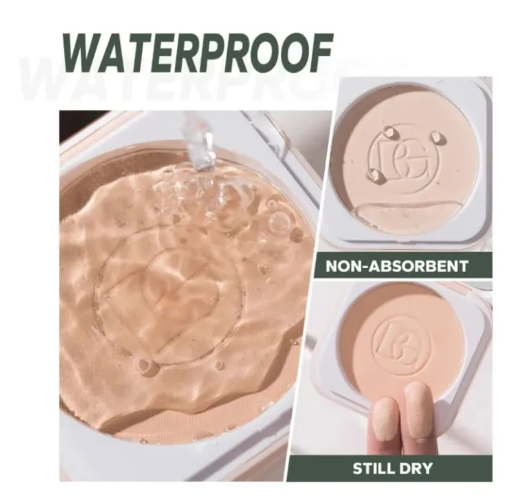 Picture of Beauty Glazed Face Powder 24h Oil Control Matte Flawless Full Coverage Velvet Compact