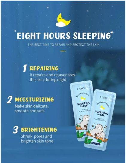 Picture of Laikou Sleeping Mask - Skin rejuvenation - Moisturizing repair and bright - 3g -5pcs