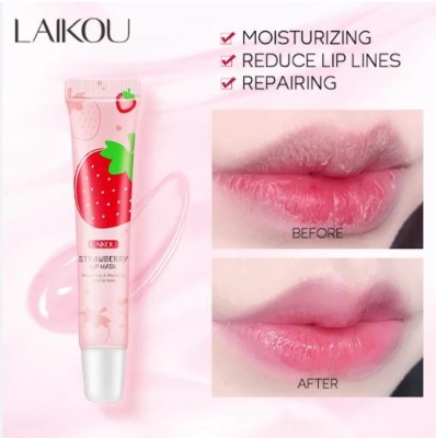 Picture of LAIKOU Strawberry Lip Mask Nourishing Moisturizing Lips Care 18g