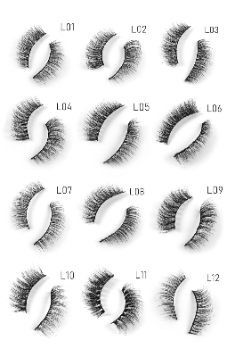 Picture of Imagic Handmade 3D Eyelashes Set Shade #L01 (TL-442)