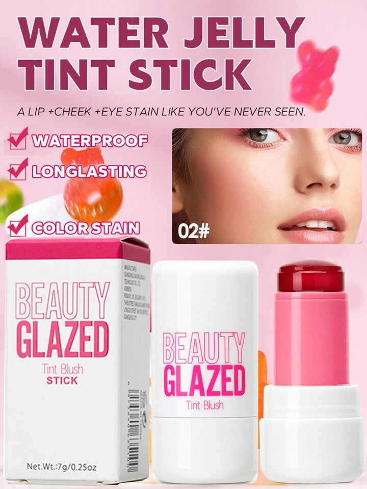 Picture of Beauty Glazed Jelly Blush, Long-Lasting Natural Cheek Tint