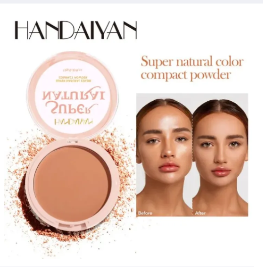 Picture of HANDAIYAN Soft Bright Powder Cake Long-lasting Moisturizing Oil Control Concealer Powder