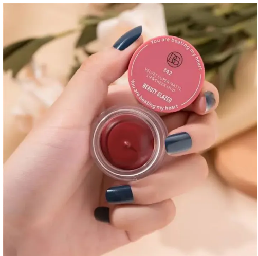 Picture of Beauty Glazed Velvet Matte Lipstick Mud Moisturize Waterproof Long Lasting lipstick