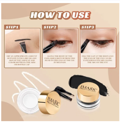 Picture of IMAGIC Gel Eyeliner Waterproof Quick Dry Long-lasting Eyeliner Cream