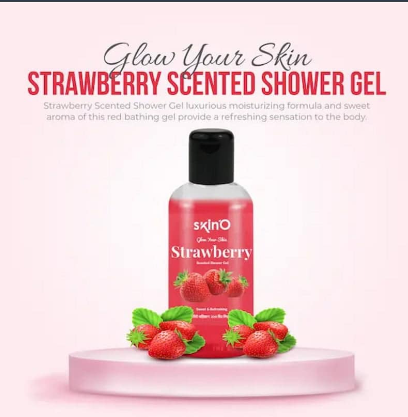 Picture of Skino Strawberry Scented Shower Gel 220ml