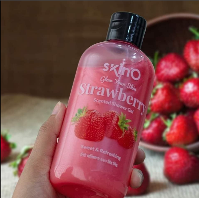 Picture of Skino Strawberry Scented Shower Gel 220ml