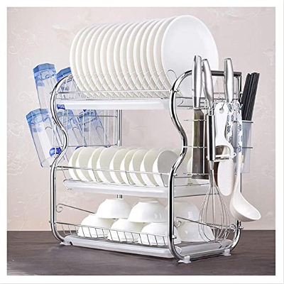 Picture of 3-Level Kitchen Shelves/Rack - Kitchen Accessories - Organize Your Kitchen With A Convenient 3-Level Rack