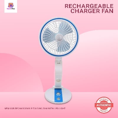 Picture of New USB Rechargeable Folding  Fan With LED Light
